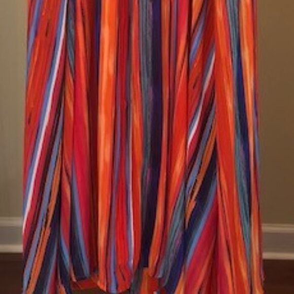Torrid - Boho Maxi Multi Color Striped Dress - NWOT - Picture 6 of 9